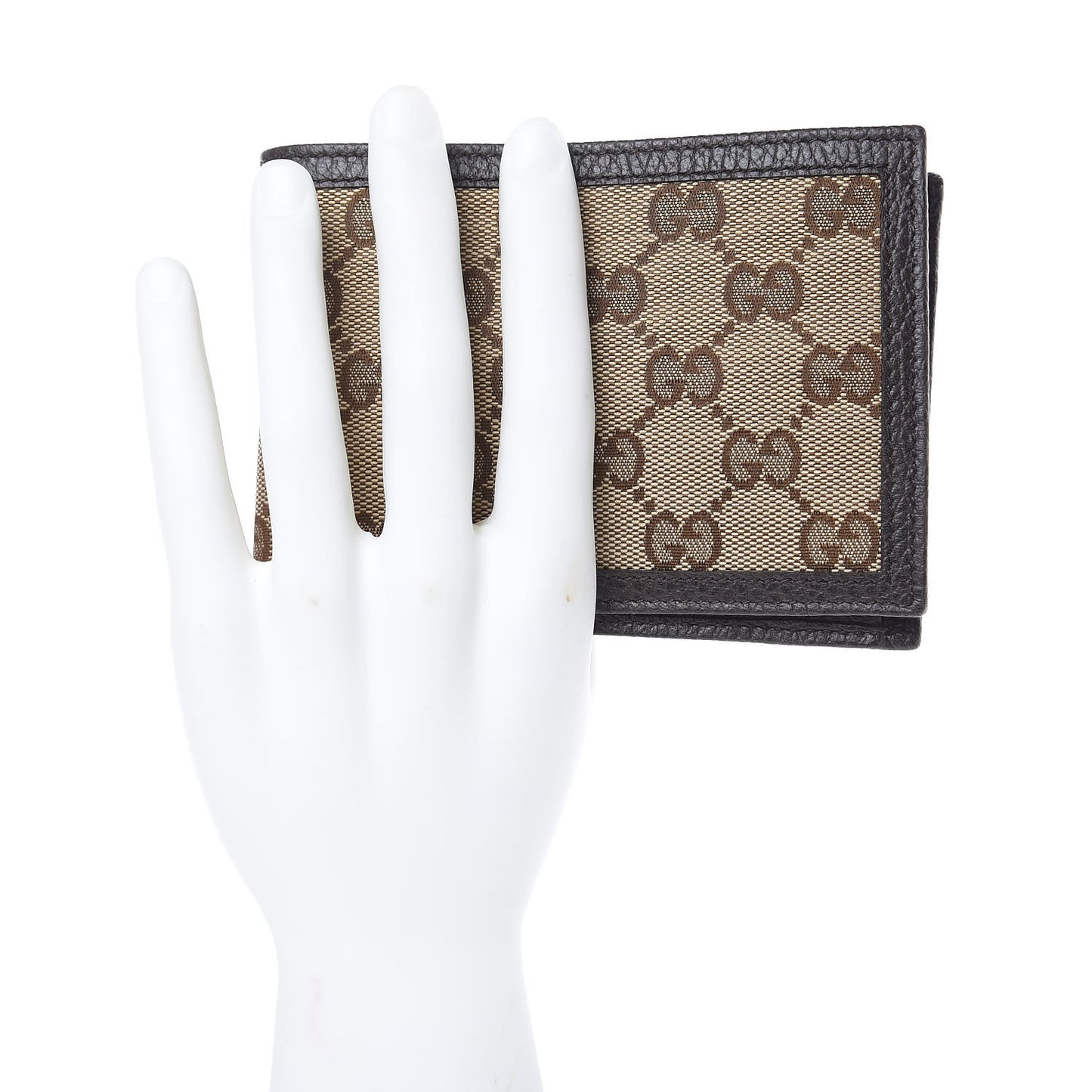 Monogram Bi-Fold Wallet Dark Brown