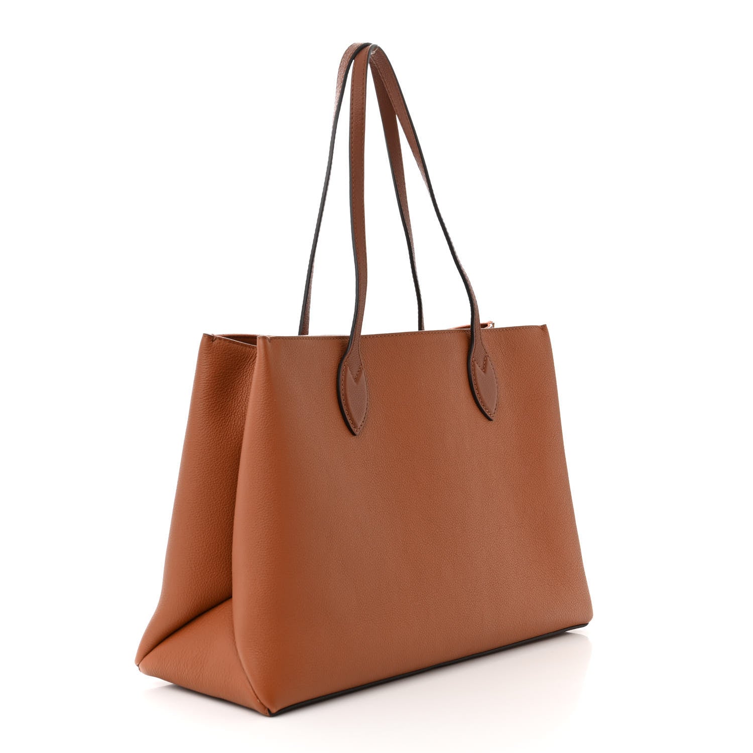 Louis Vuitton Grained Calfskin Lockme Shopper Chataigne 3 of 13
