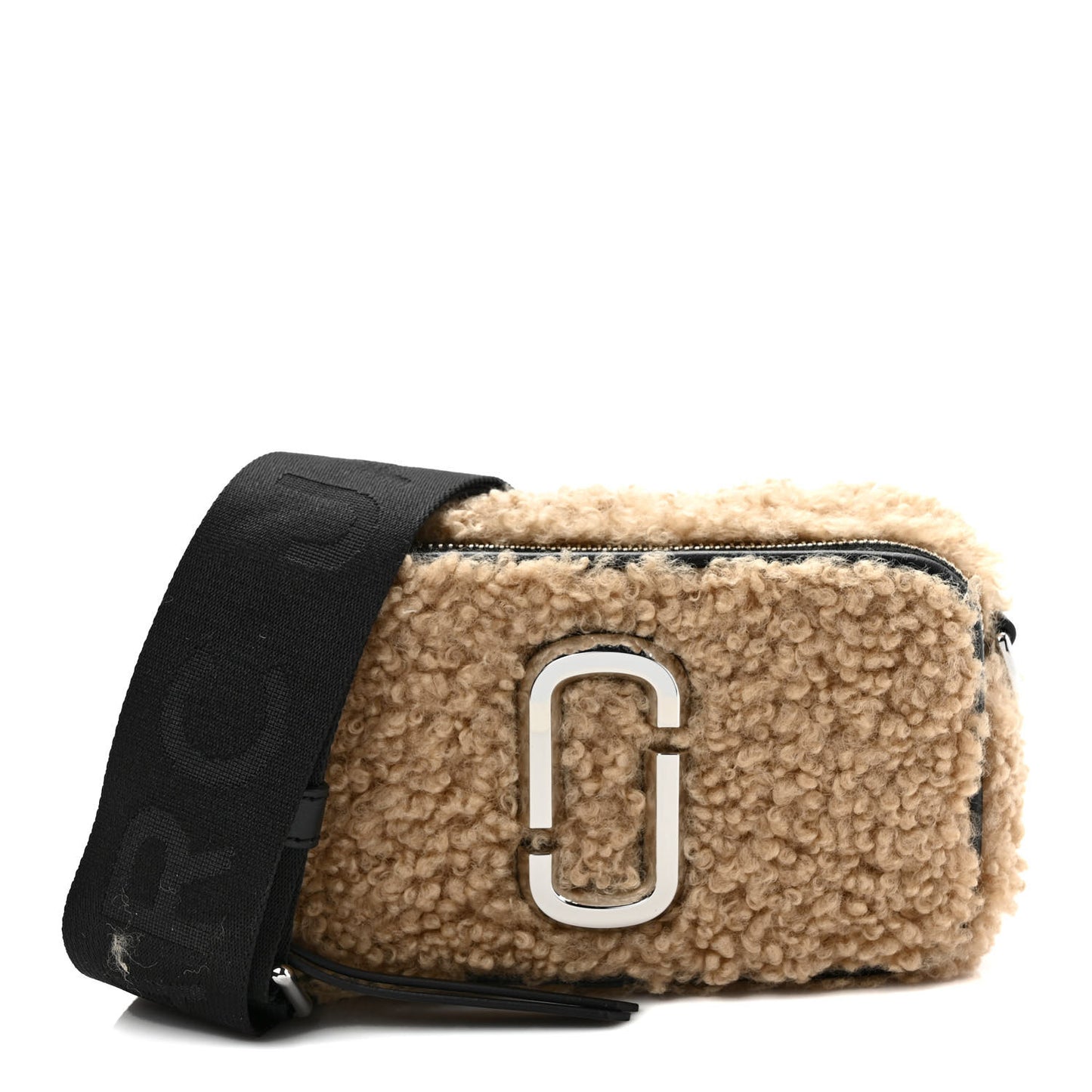 Shearling Snapshot The Teddy Camera Bag Beige