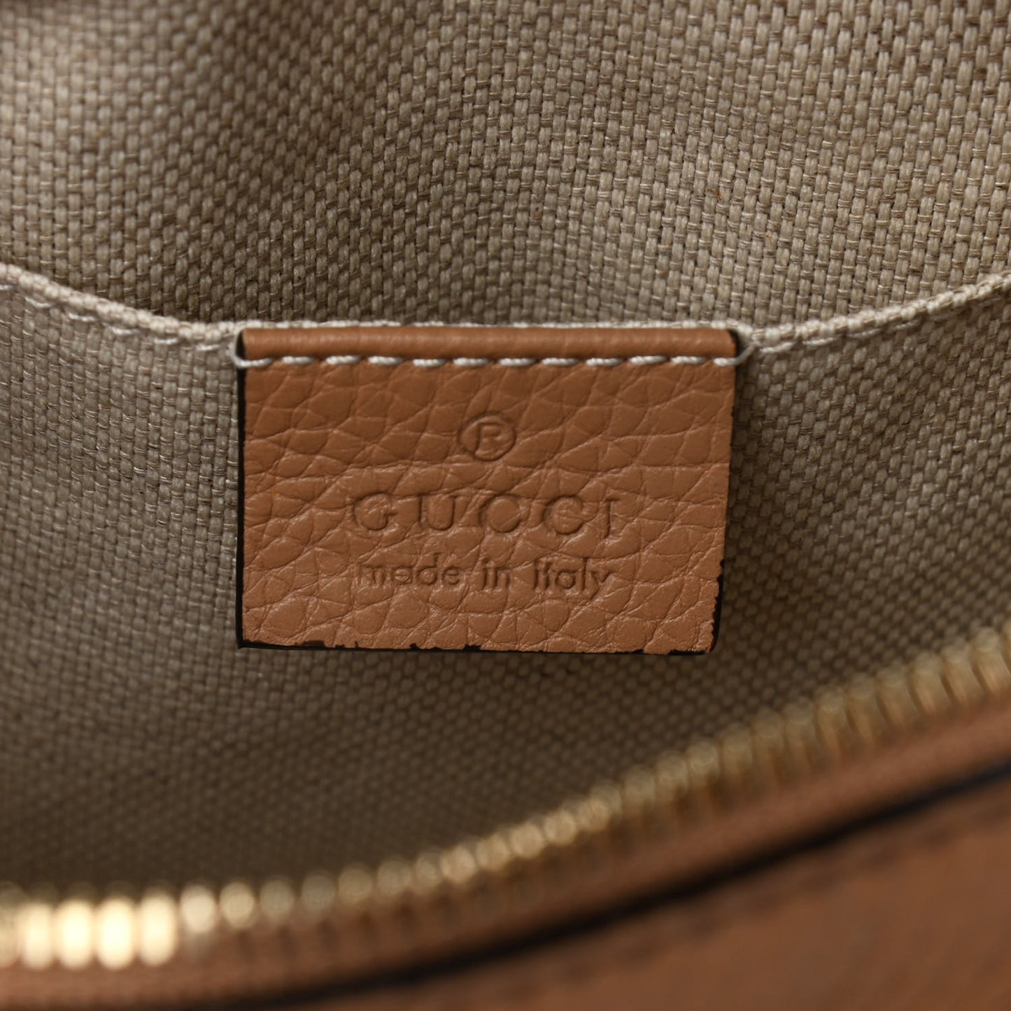 Pebbled Calfskin Small Soho Disco Bag Camelia