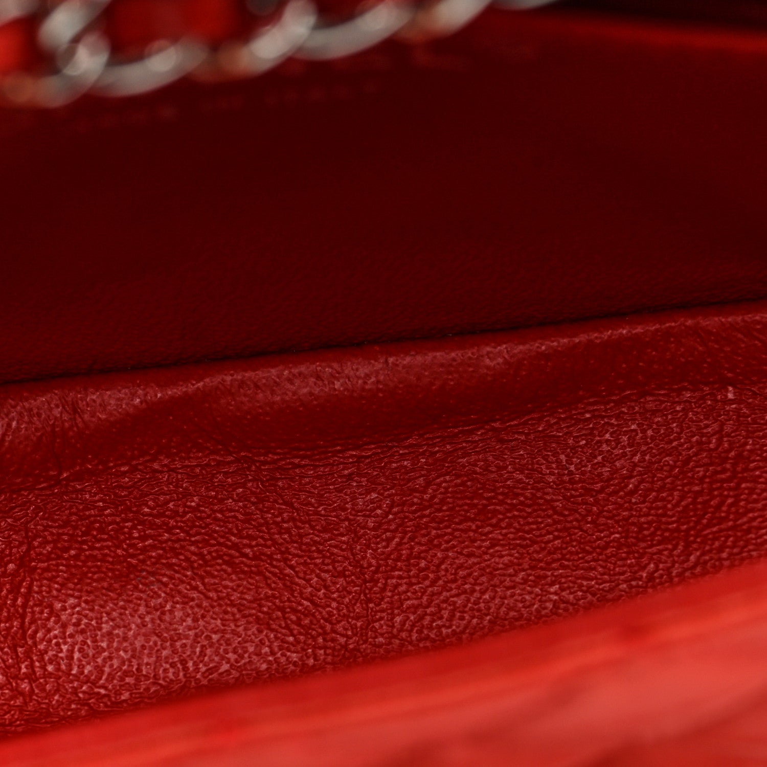 Chanel Lambskin Quilted Double Mini Flap Crossbody Red 6 of 11