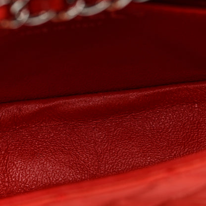 Chanel Lambskin Quilted Double Mini Flap Crossbody Red 6 of 11