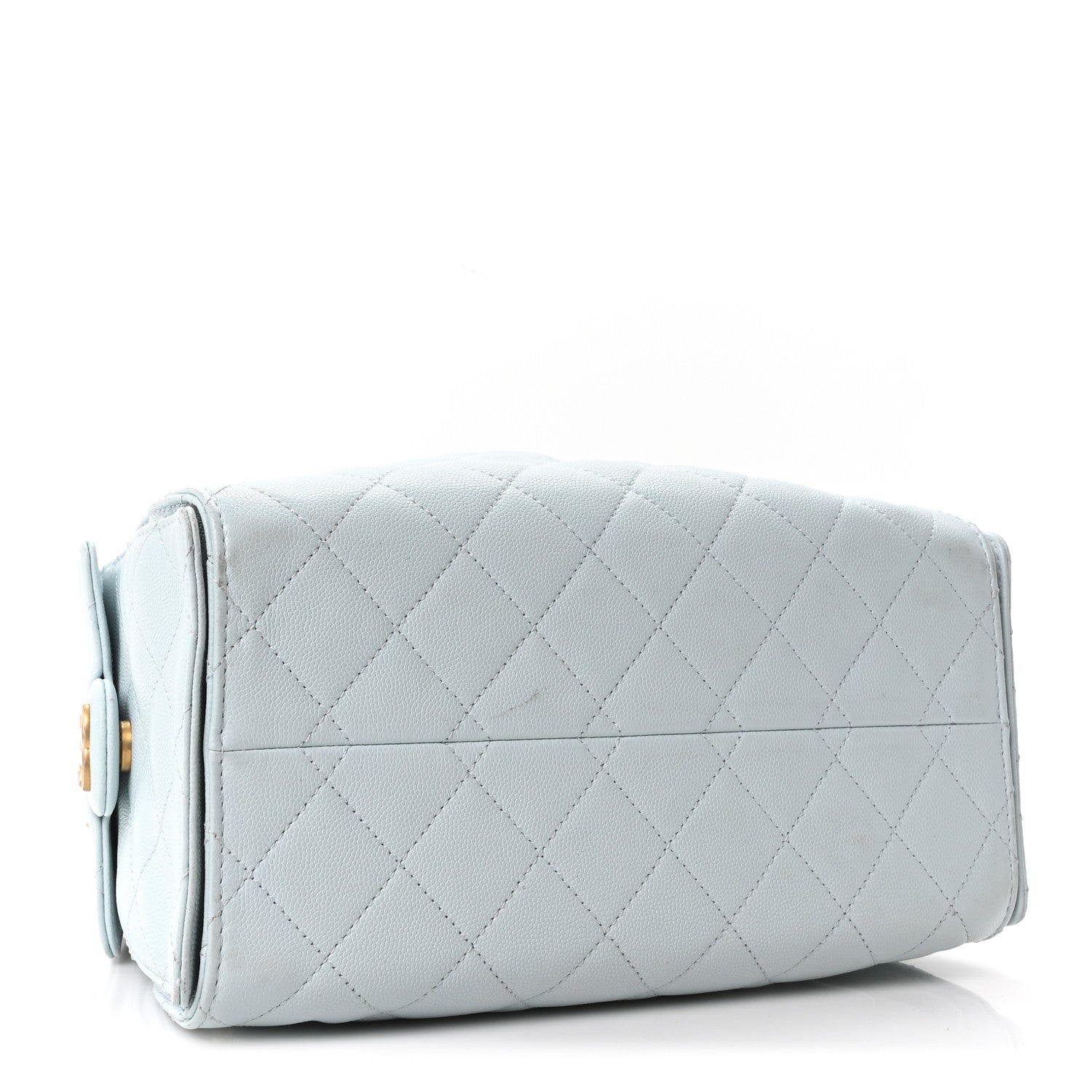 Chanel Caviar Quilted Small Chanel 25 Handbag Light Blue 4 of 10