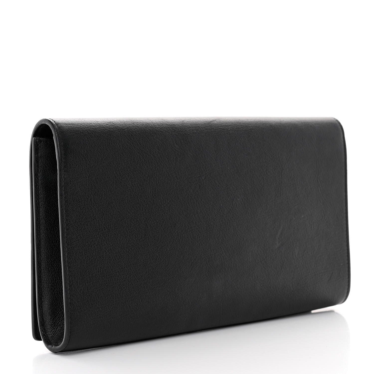 Saint Laurent Calfskin Monogram Large Belle De Jour Clutch Black 3 of 9