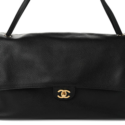 Chanel Grained Calfskin Souplissimo Maxi Flap Black 8 of 10