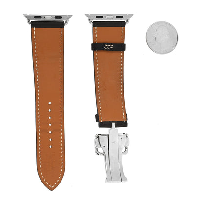 Hermes Swift 44mm Apple Watch Single Tour Band Black 2 of 7