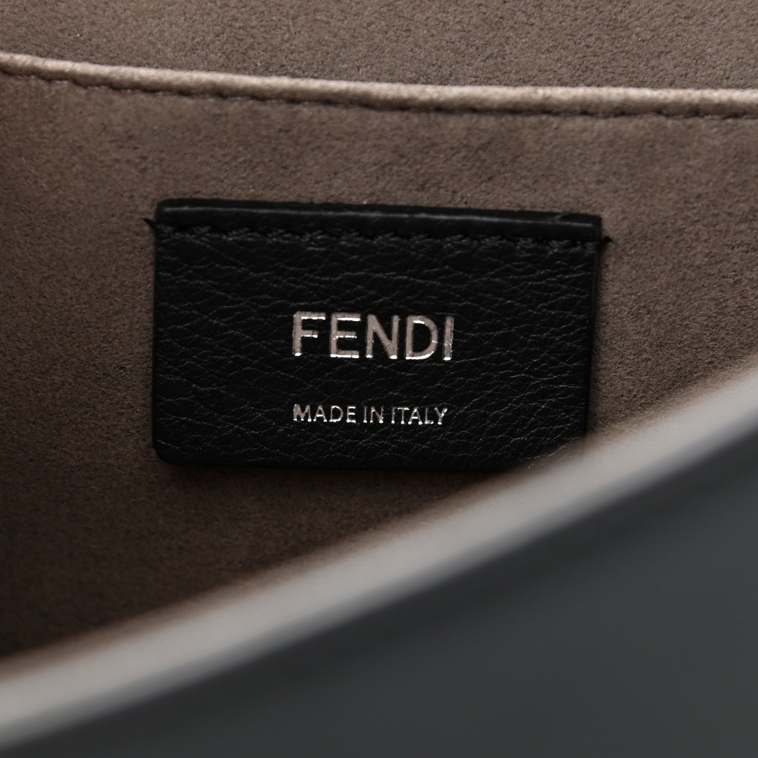 Fendi Vitello Century Opaco F is Fendi Kan I Shoulder Bag Black 6 of 10