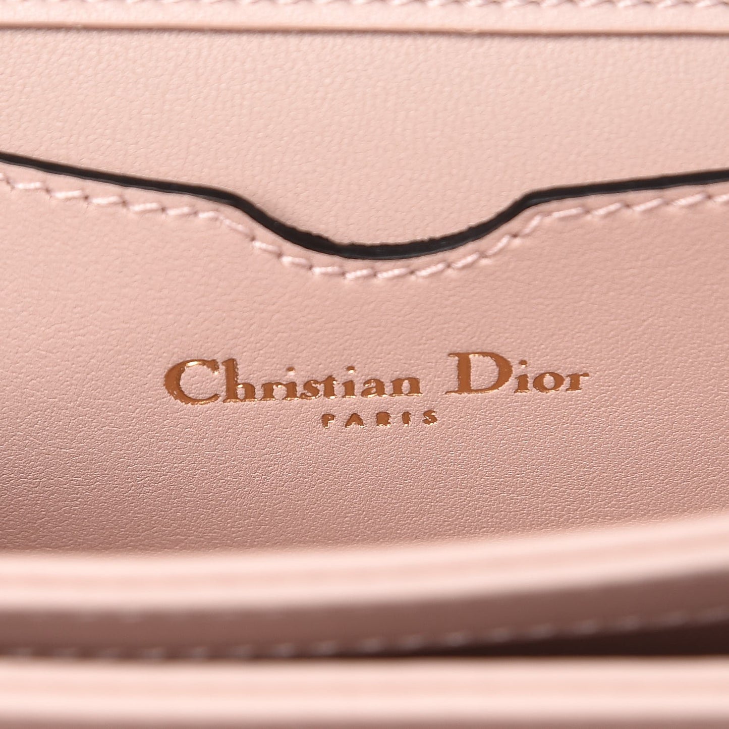 Calfskin Bee Pouch Pink