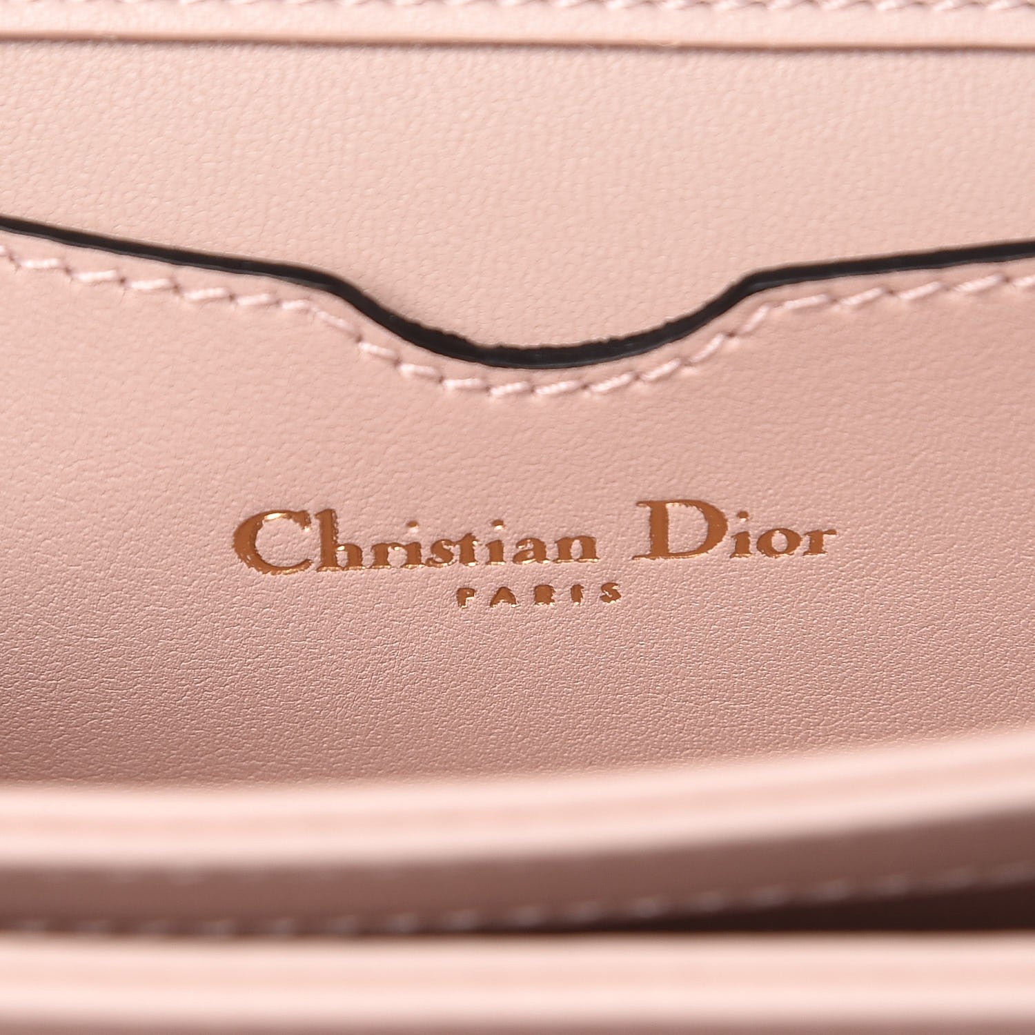 Christian Dior Calfskin Bee Pouch Pink 6 of 7
