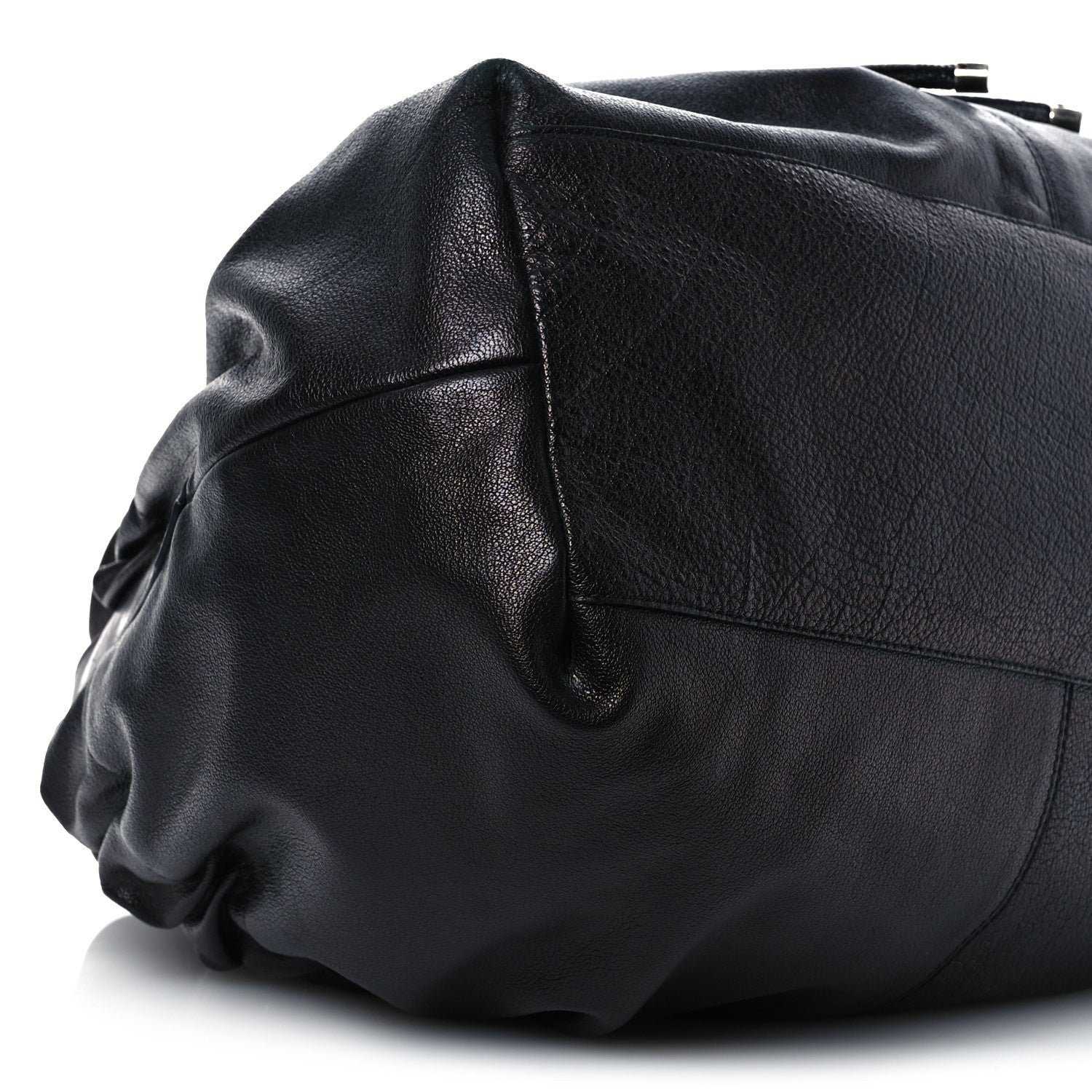 Burberry Calfskin Warrior Hobo Black 10 of 14