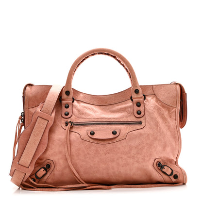 Balenciaga Agneau Classic Hardware City Vieux Rose 1 of 12