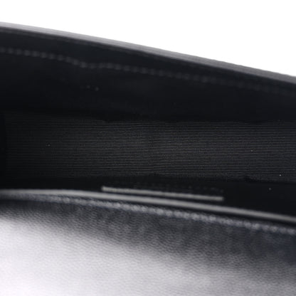 Saint Laurent Grain De Poudre Small Monogram Kate Satchel Black 5 of 10