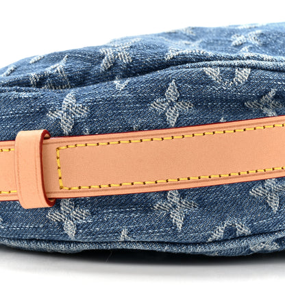 Louis Vuitton Monogram Denim Croissant MM Blue 11 of 14