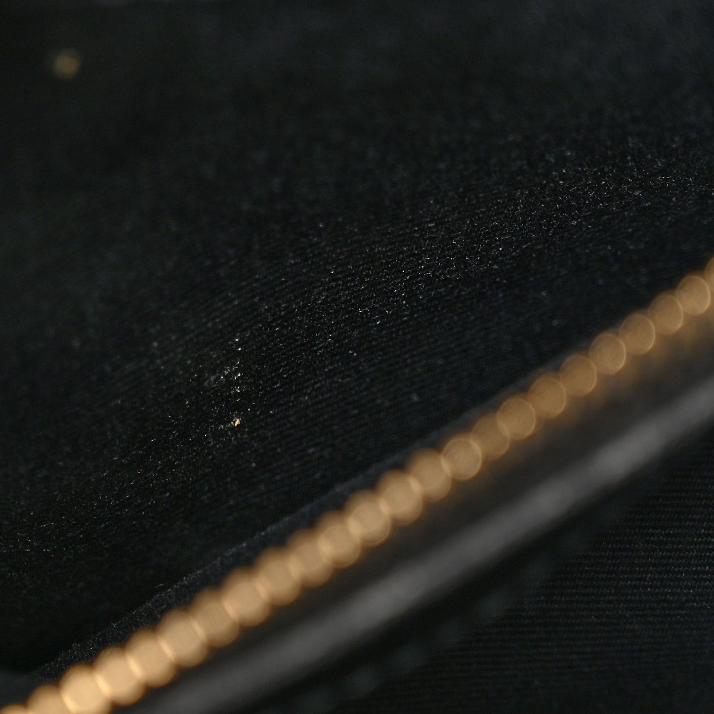 Calfskin Y Quilted Monogram Small Loulou Chain Satchel Black