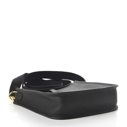 Hermes Taurillon Clemence Evelyne TPM Black 4 of 10