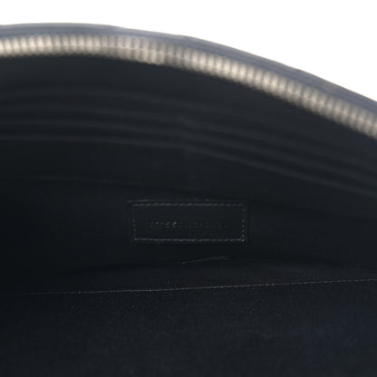 Saint Laurent Calfskin Matelasse Monogram Cassandre Tablet Pouch Black 5 of 8