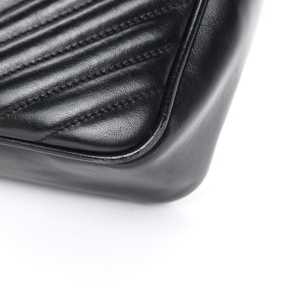 Saint Laurent Calfskin Matelasse Monogram Lou Camera Bag Black 10 of 15