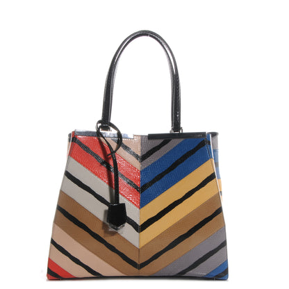 Fendi Ayers Printed Large 3Jours Tote Black Multicolor 1 of 11