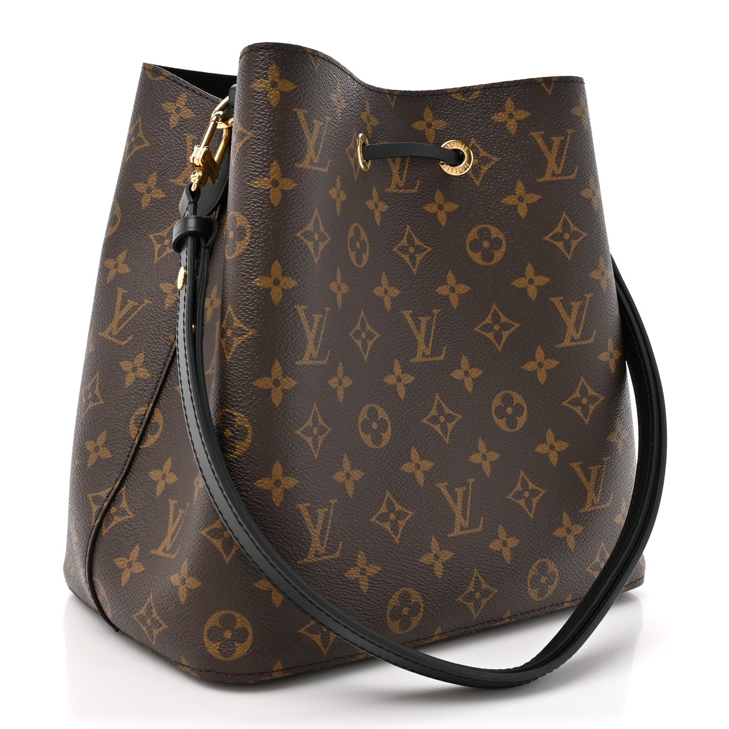 Louis Vuitton Monogram Neonoe MM Black 3 of 10