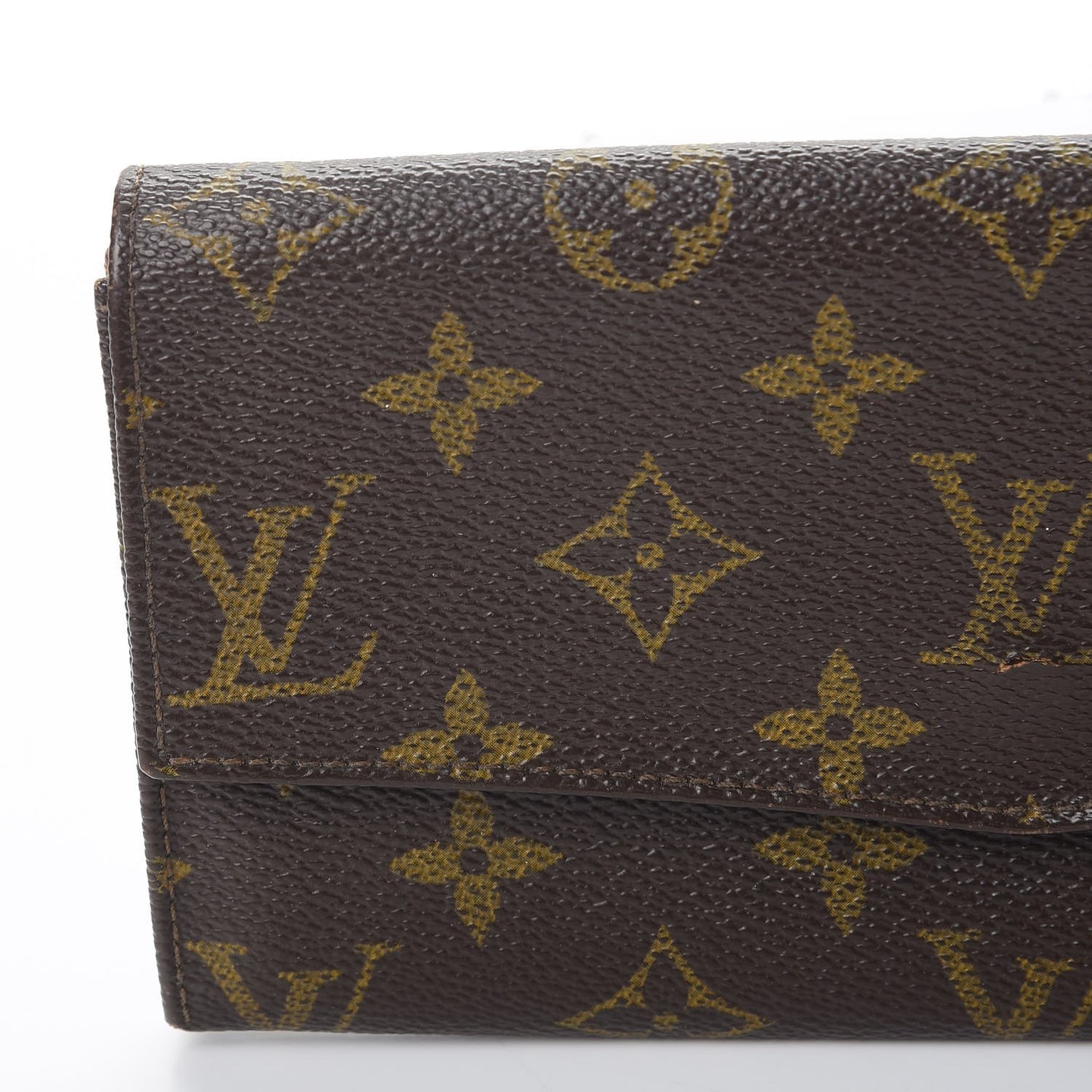 Monogram Flap Wallet