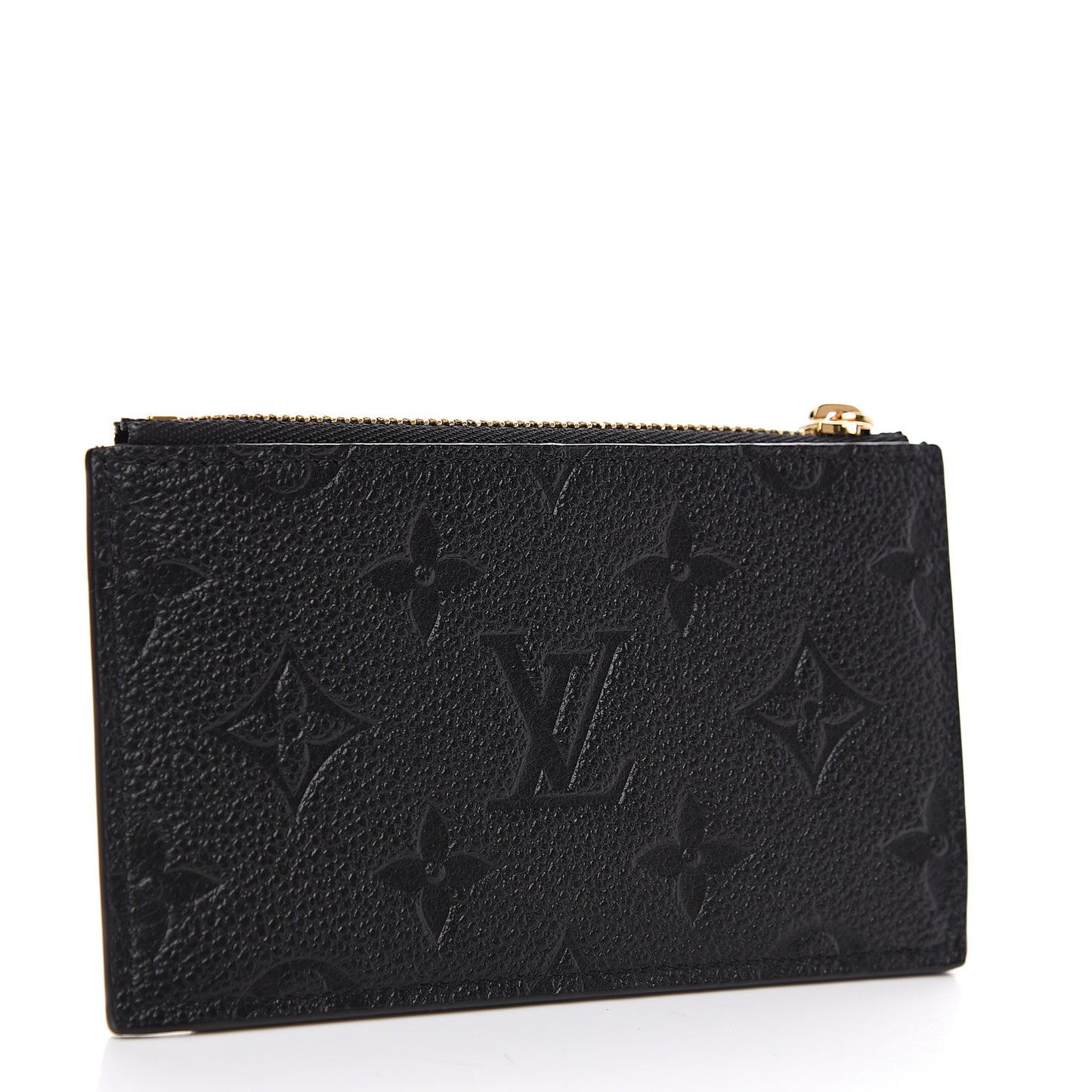 Empreinte Zipper Card Holder Black