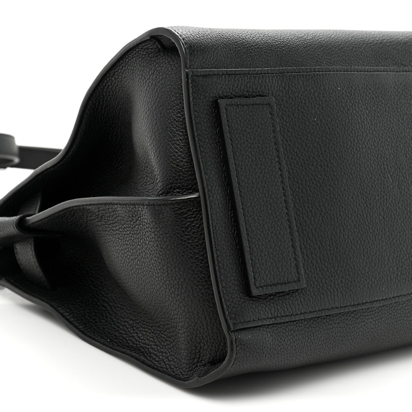 Grained Calfskin Small Supple Sac De Jour Duffle Black