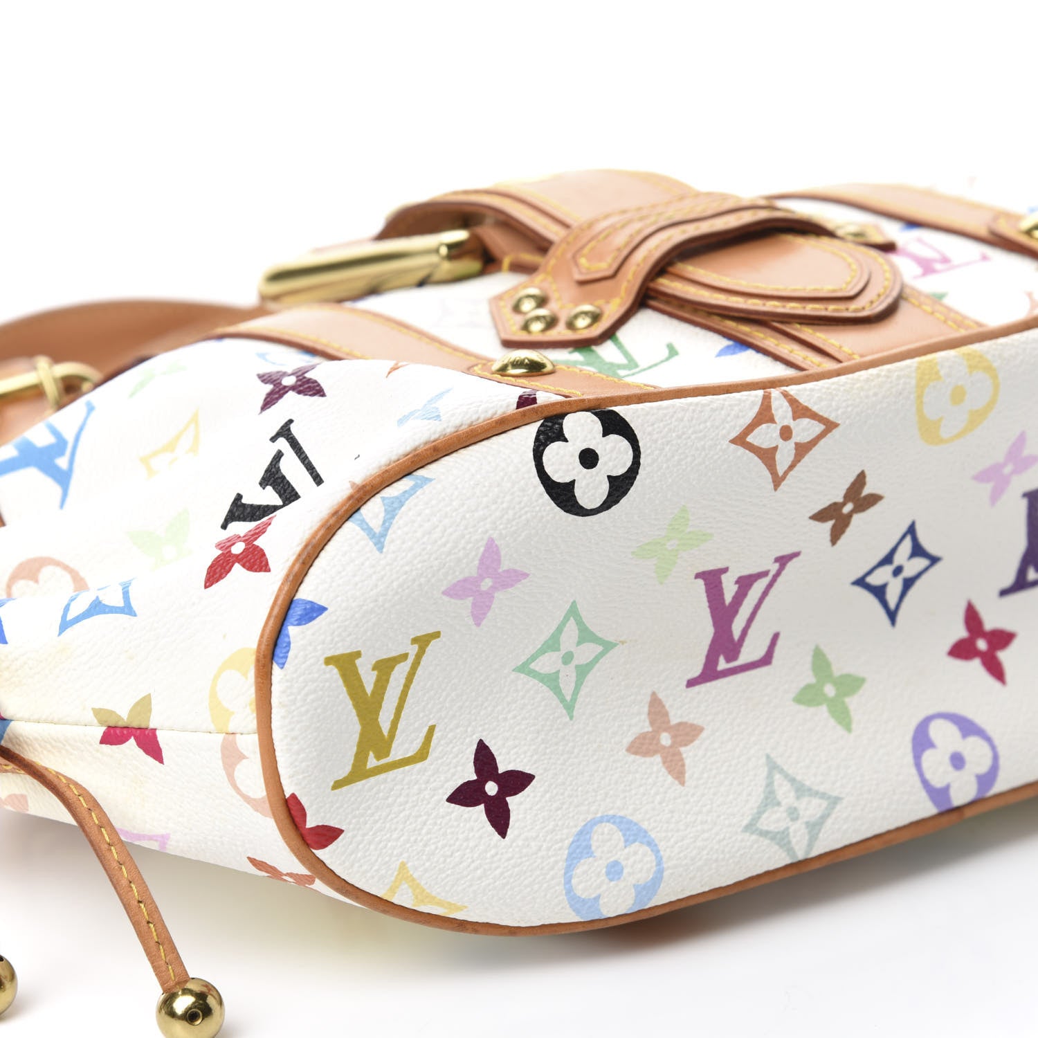 Louis Vuitton Monogram Multicolor Theda GM White 6 of 10