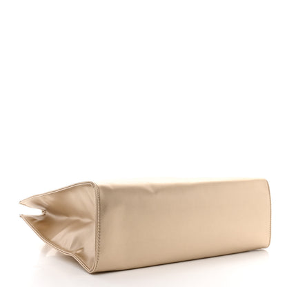Telfar Metallic Vegan Leather Medium Shopping Bag Gold 4 of 11