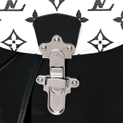 Louis Vuitton Patent Monogram Hot Springs Backpack Black White 9 of 9