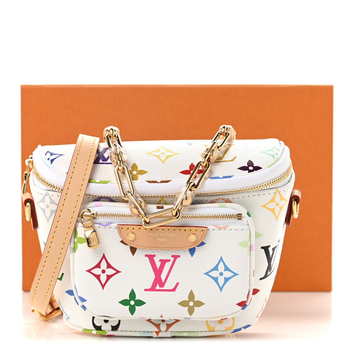 Louis Vuitton LV X TM Monogram Multicolor Mini Bumbag White 10 of 10