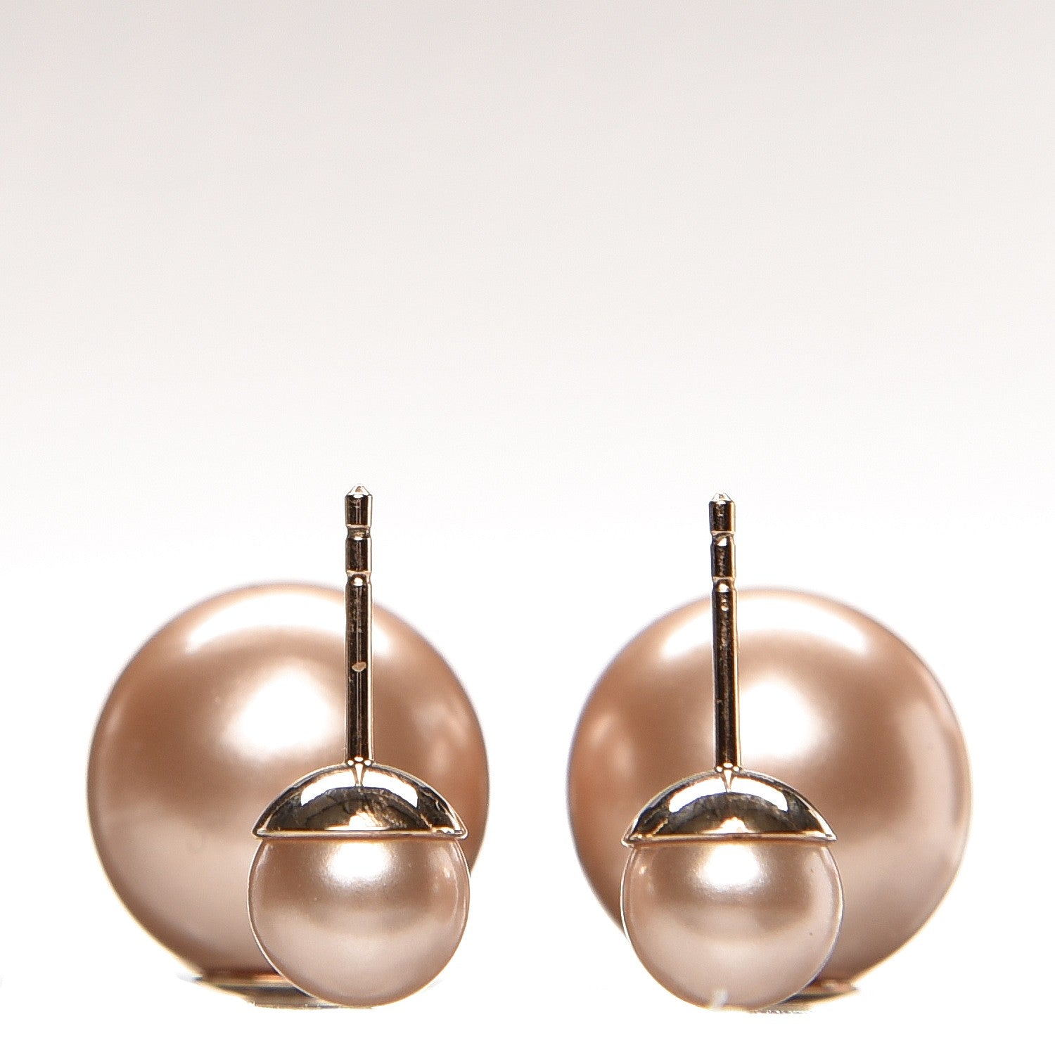 Christian Dior Pearl Mise En Dior Tribal Earrings Pink 4 of 4