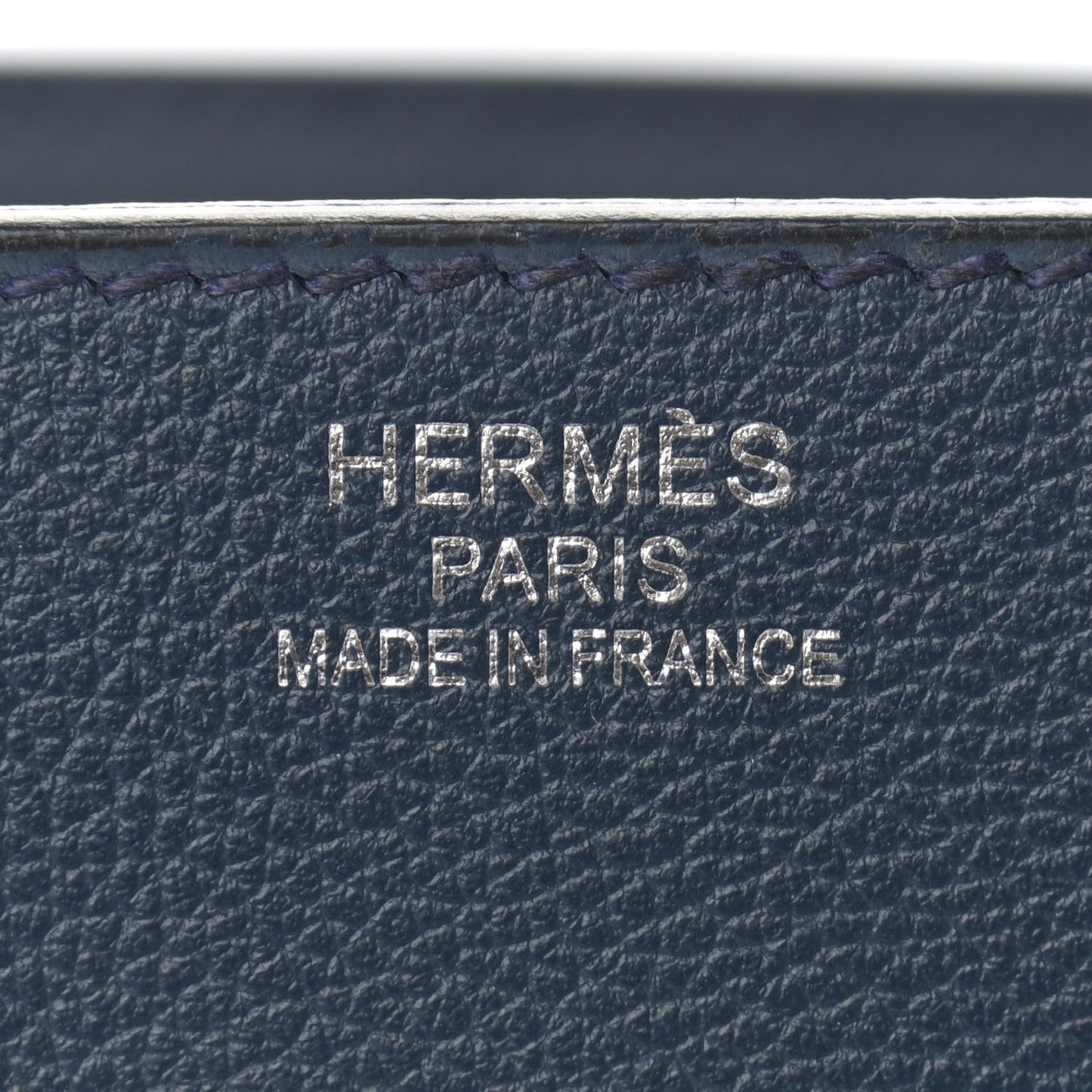 Evercolor Wool HAC Travel Birkin 50 Bleu Nuit