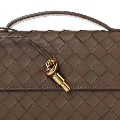 Bottega Veneta Nappa Intrecciato Long Andiamo Top Handle Clutch Pinecone 8 of 11