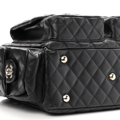 Chanel Calfskin Quilted Large Cambon Multipocket Reporter Black 9 of 11