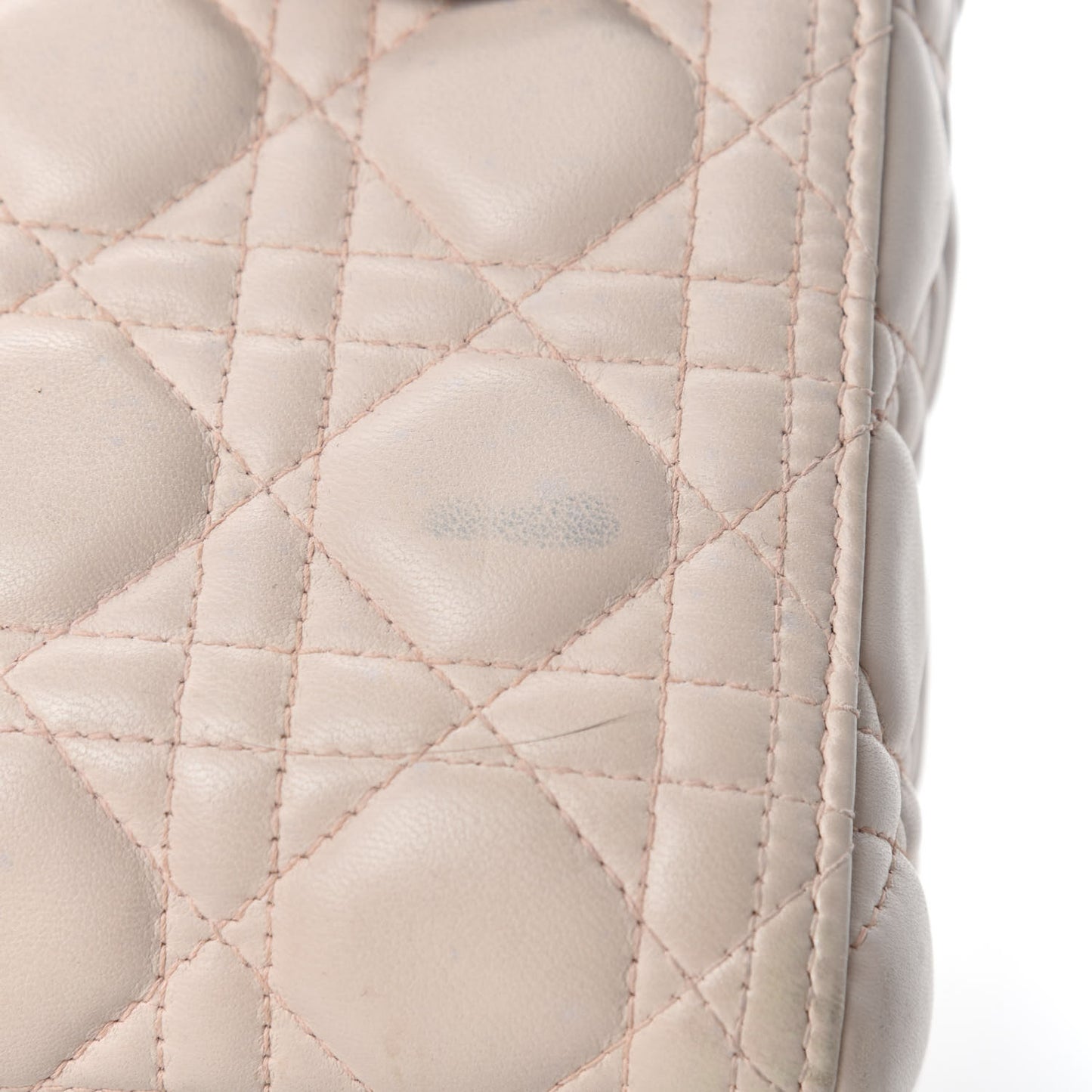 Lambskin Cannage Medium Lady Dior Light Pink