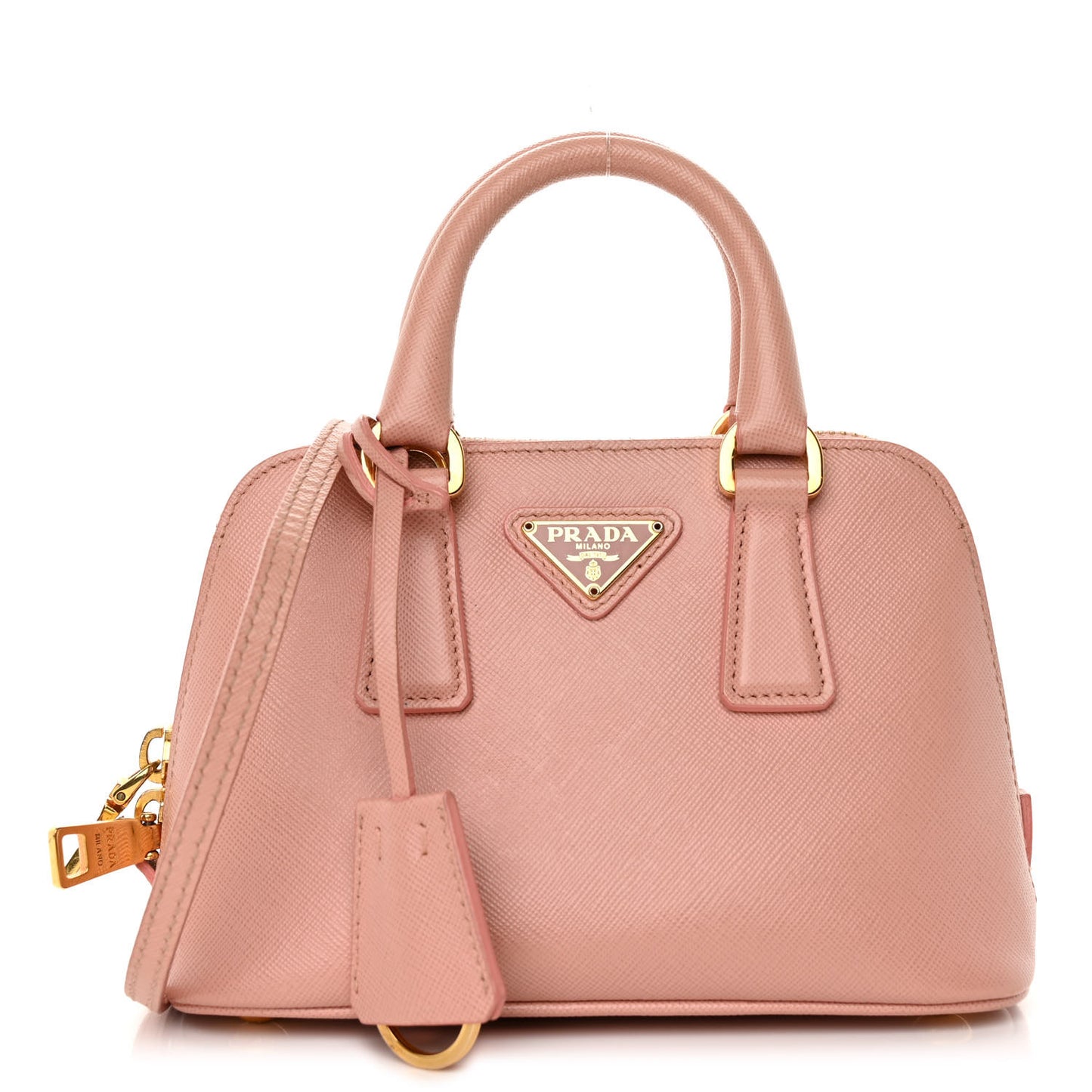 Saffiano Lux Mini Promenade Tote Orchidea