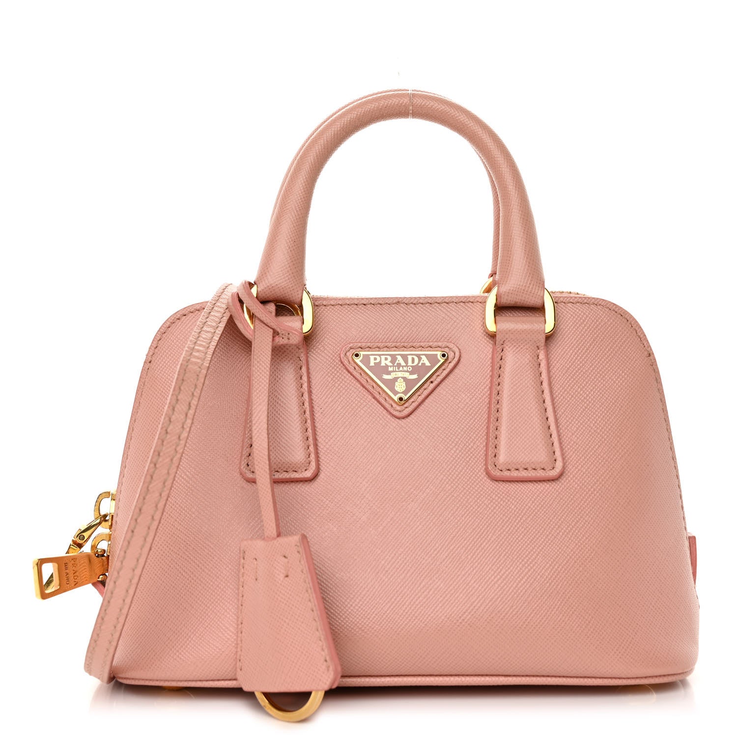 Prada Saffiano Lux Mini Promenade Tote Orchidea 1 of 9