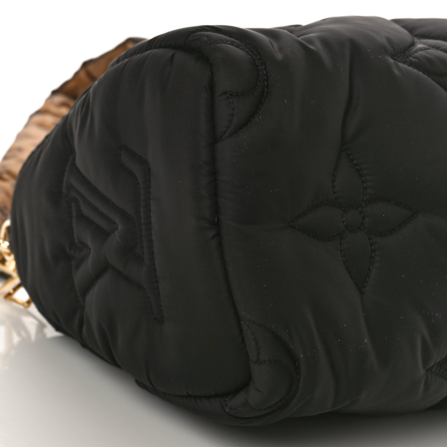 Econyl Mini Monogram Pillow Speedy Bandouliere 25 Black