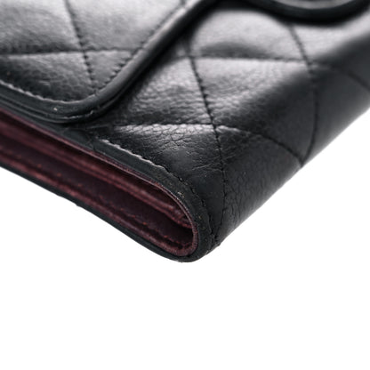 Chanel Caviar Quilted Large Flap Wallet Black 8 of 36