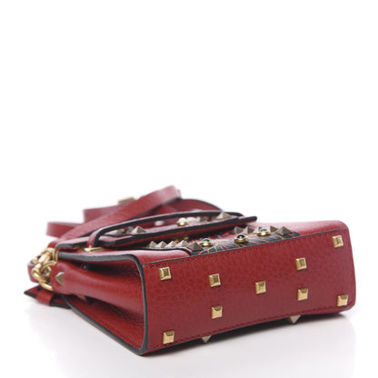 Valentino Garavani Grained Calfskin Enchanted Wonderland Micro My Rockstud Frame Bag Rosso Valentino 4 of 9