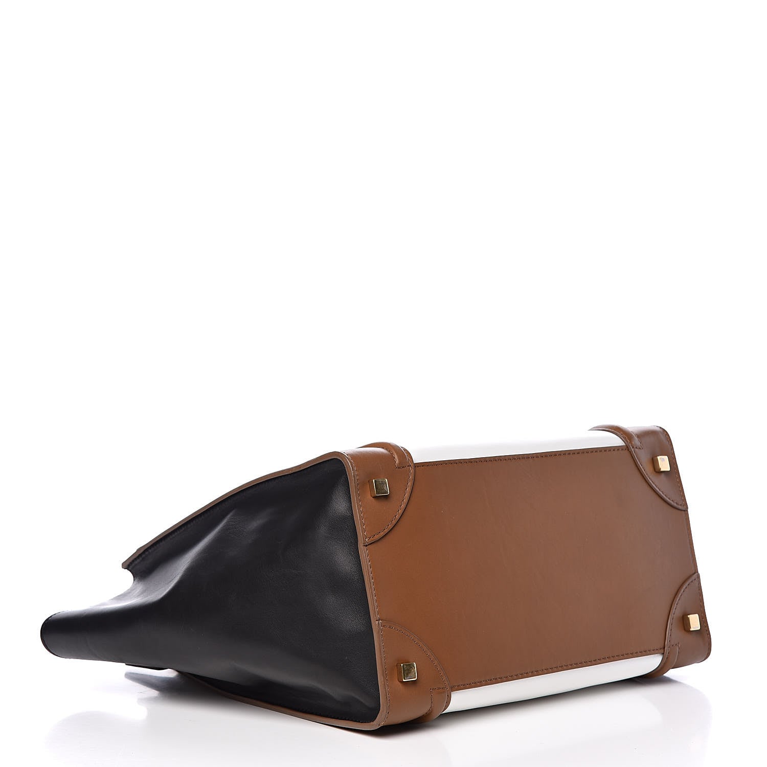 Celine Smooth Calfskin Mini Tri-Color Luggage Brown 4 of 16