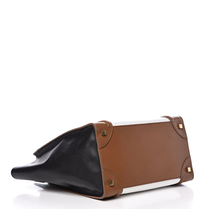 Celine Smooth Calfskin Mini Tri-Color Luggage Brown 4 of 16