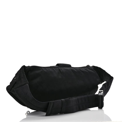 Prada Nylon Metal Triple Pocket Belt Bag Black 2 of 7