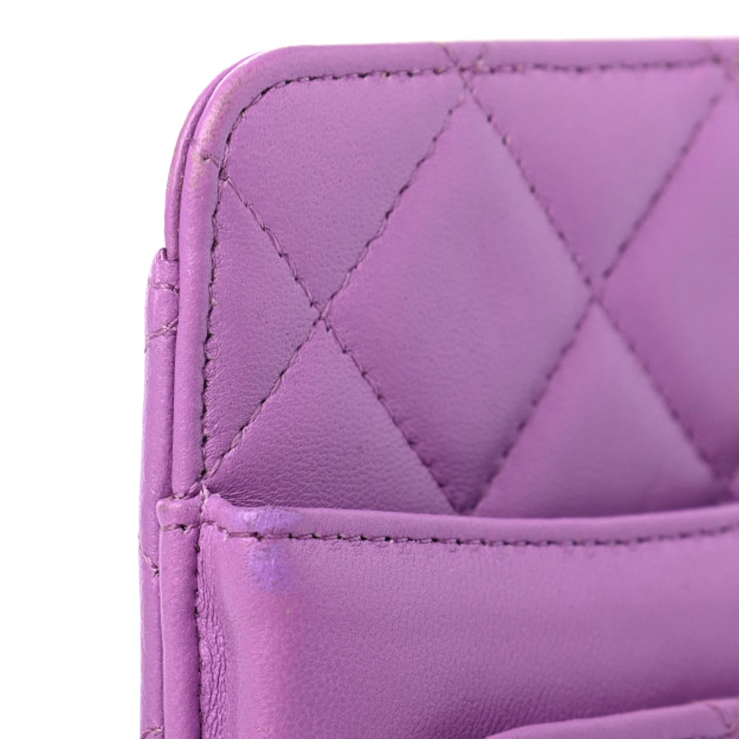 Chanel Quilted CC Phone Holder Light Purple 10 of 11