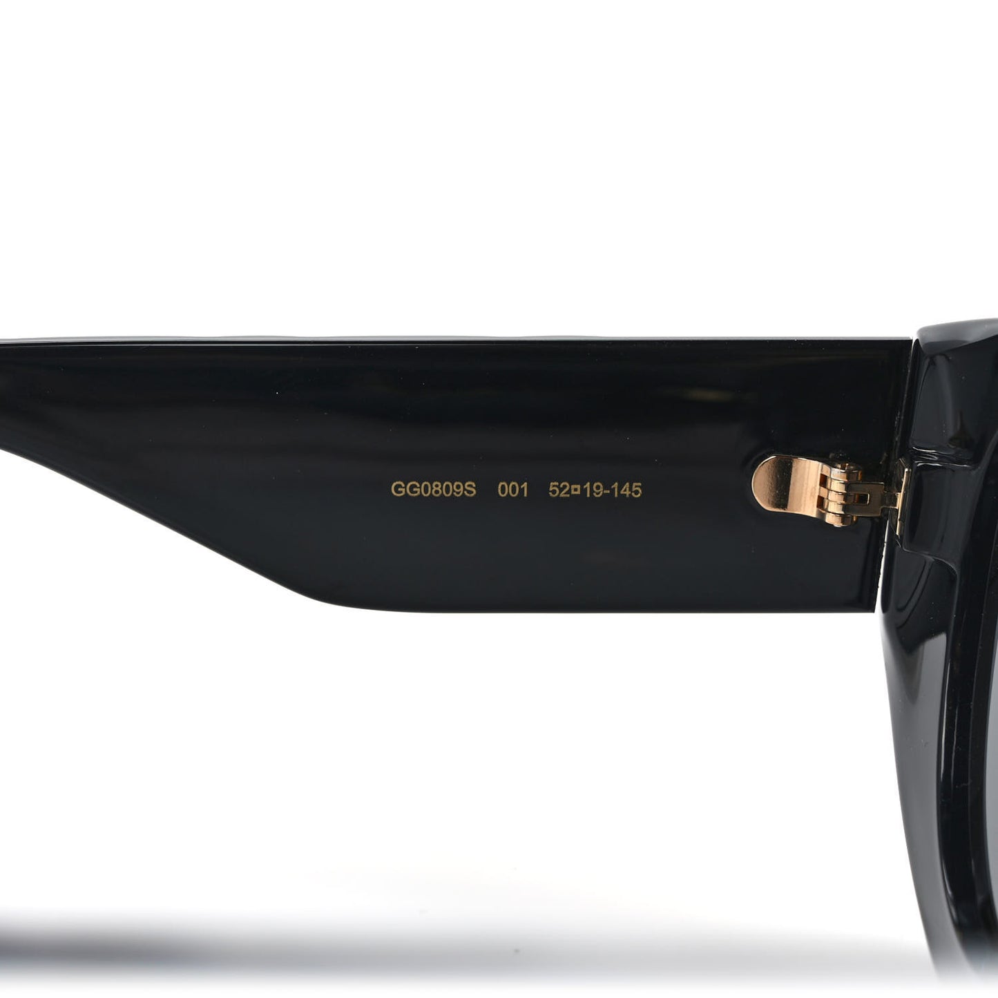Acetate GG Cat Eye Sunglasses GG0809S Black