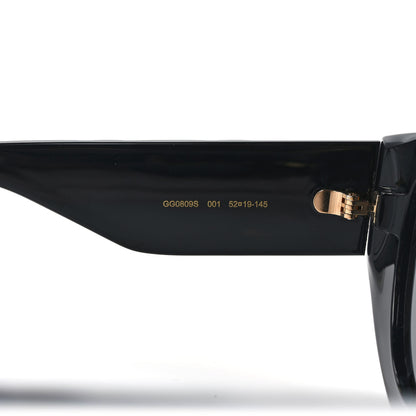 Gucci Acetate GG Cat Eye Sunglasses GG0809S Black 6 of 7