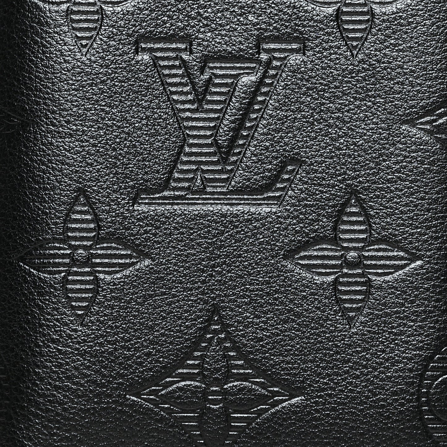 Calfskin Monogram Shadow Pocket Organizer Black