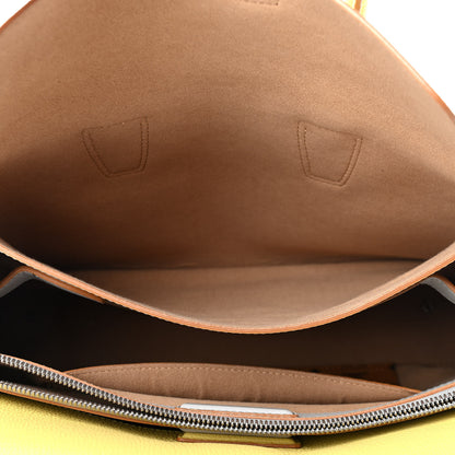 MCM Grained Calfskin Medium Milla Tote Custard Yellow 6 of 12