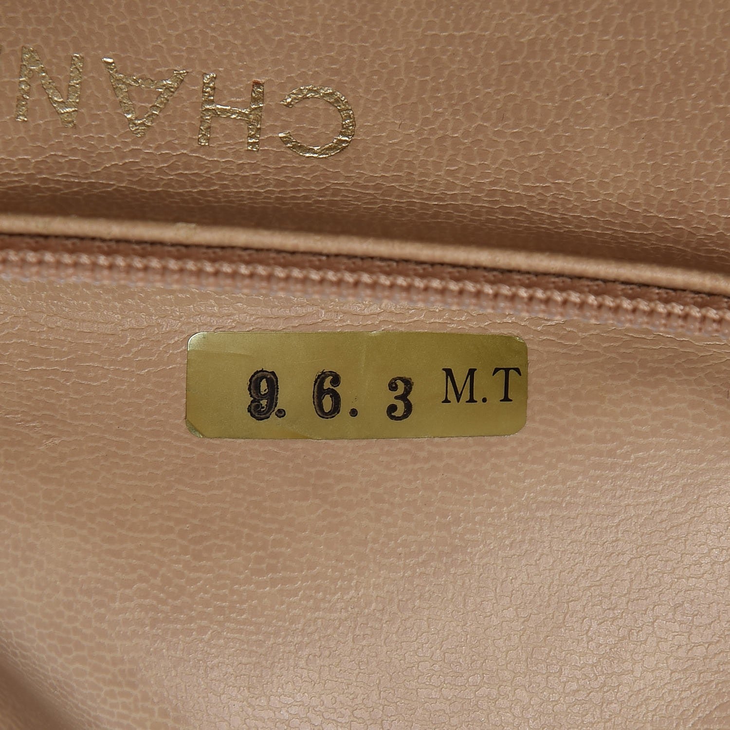Chanel Lambskin Quilted Shoulder Bag Beige 9 of 21