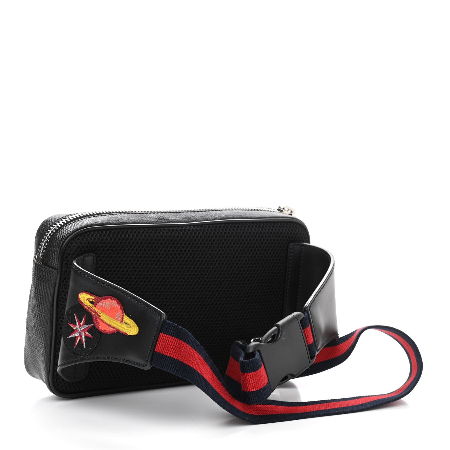 Gucci GG Supreme Monogram Night Courrier Belt Bag Black Multicolor 3 of 13